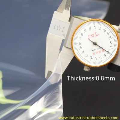 Nahrungsmittelgrad-Silikon-transparentes Blatt/transparenter Silikon-Film 0,1 - 1.5mm Stärke
